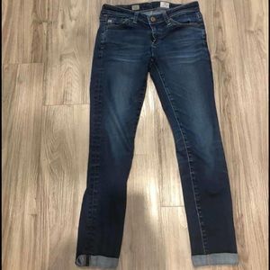 AG Stilt Cigarette Roll-Up Jeans